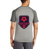 Mens Sublimated PosiCharge Tri Blend Wicking Raglan Tee Thumbnail