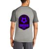 Mens Sublimated PosiCharge Tri Blend Wicking Raglan Tee Thumbnail