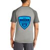 Mens Sublimated PosiCharge Tri Blend Wicking Raglan Tee Thumbnail