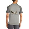 Mens Sublimated PosiCharge Tri Blend Wicking Raglan Tee Thumbnail