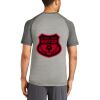 Mens Sublimated PosiCharge Tri Blend Wicking Raglan Tee Thumbnail