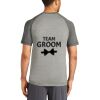 Mens Sublimated PosiCharge Tri Blend Wicking Raglan Tee Thumbnail