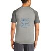 Mens Sublimated PosiCharge Tri Blend Wicking Raglan Tee Thumbnail