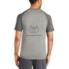 Mens Sublimated PosiCharge Tri Blend Wicking Raglan Tee Thumbnail