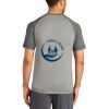 Mens Sublimated PosiCharge Tri Blend Wicking Raglan Tee Thumbnail