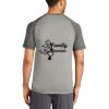 Mens Sublimated PosiCharge Tri Blend Wicking Raglan Tee Thumbnail