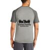 Mens Sublimated PosiCharge Tri Blend Wicking Raglan Tee Thumbnail