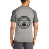 Mens Sublimated PosiCharge Tri Blend Wicking Raglan Tee Thumbnail