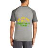Mens Sublimated PosiCharge Tri Blend Wicking Raglan Tee Thumbnail