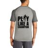 Mens Sublimated PosiCharge Tri Blend Wicking Raglan Tee Thumbnail