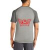 Mens Sublimated PosiCharge Tri Blend Wicking Raglan Tee Thumbnail