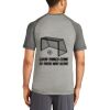 Mens Sublimated PosiCharge Tri Blend Wicking Raglan Tee Thumbnail