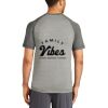 Mens Sublimated PosiCharge Tri Blend Wicking Raglan Tee Thumbnail