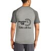 Mens Sublimated PosiCharge Tri Blend Wicking Raglan Tee Thumbnail