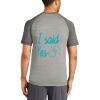 Mens Sublimated PosiCharge Tri Blend Wicking Raglan Tee Thumbnail