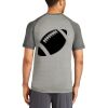 Mens Sublimated PosiCharge Tri Blend Wicking Raglan Tee Thumbnail