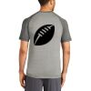 Mens Sublimated PosiCharge Tri Blend Wicking Raglan Tee Thumbnail