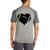 Mens Sublimated PosiCharge Tri Blend Wicking Raglan Tee Thumbnail