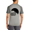 Mens Sublimated PosiCharge Tri Blend Wicking Raglan Tee Thumbnail