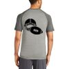 Mens Sublimated PosiCharge Tri Blend Wicking Raglan Tee Thumbnail