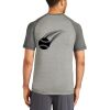 Mens Sublimated PosiCharge Tri Blend Wicking Raglan Tee Thumbnail