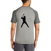Mens Sublimated PosiCharge Tri Blend Wicking Raglan Tee Thumbnail
