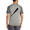 Mens Sublimated PosiCharge Tri Blend Wicking Raglan Tee Thumbnail