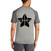 Mens Sublimated PosiCharge Tri Blend Wicking Raglan Tee Thumbnail