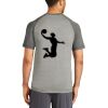 Mens Sublimated PosiCharge Tri Blend Wicking Raglan Tee Thumbnail