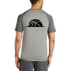Mens Sublimated PosiCharge Tri Blend Wicking Raglan Tee Thumbnail