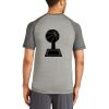 Mens Sublimated PosiCharge Tri Blend Wicking Raglan Tee Thumbnail