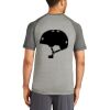 Mens Sublimated PosiCharge Tri Blend Wicking Raglan Tee Thumbnail