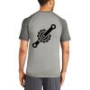 Mens Sublimated PosiCharge Tri Blend Wicking Raglan Tee Thumbnail