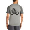 Mens Sublimated PosiCharge Tri Blend Wicking Raglan Tee Thumbnail