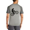 Mens Sublimated PosiCharge Tri Blend Wicking Raglan Tee Thumbnail