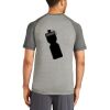 Mens Sublimated PosiCharge Tri Blend Wicking Raglan Tee Thumbnail