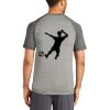Mens Sublimated PosiCharge Tri Blend Wicking Raglan Tee Thumbnail