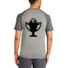 Mens Sublimated PosiCharge Tri Blend Wicking Raglan Tee Thumbnail