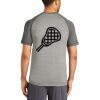 Mens Sublimated PosiCharge Tri Blend Wicking Raglan Tee Thumbnail