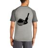 Mens Sublimated PosiCharge Tri Blend Wicking Raglan Tee Thumbnail
