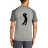 Mens Sublimated PosiCharge Tri Blend Wicking Raglan Tee Thumbnail