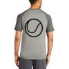 Mens Sublimated PosiCharge Tri Blend Wicking Raglan Tee Thumbnail
