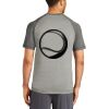 Mens Sublimated PosiCharge Tri Blend Wicking Raglan Tee Thumbnail