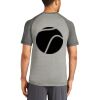 Mens Sublimated PosiCharge Tri Blend Wicking Raglan Tee Thumbnail
