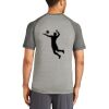 Mens Sublimated PosiCharge Tri Blend Wicking Raglan Tee Thumbnail