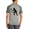 Mens Sublimated PosiCharge Tri Blend Wicking Raglan Tee Thumbnail