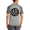 Mens Sublimated PosiCharge Tri Blend Wicking Raglan Tee Thumbnail