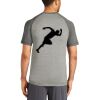 Mens Sublimated PosiCharge Tri Blend Wicking Raglan Tee Thumbnail