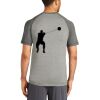 Mens Sublimated PosiCharge Tri Blend Wicking Raglan Tee Thumbnail