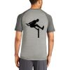 Mens Sublimated PosiCharge Tri Blend Wicking Raglan Tee Thumbnail